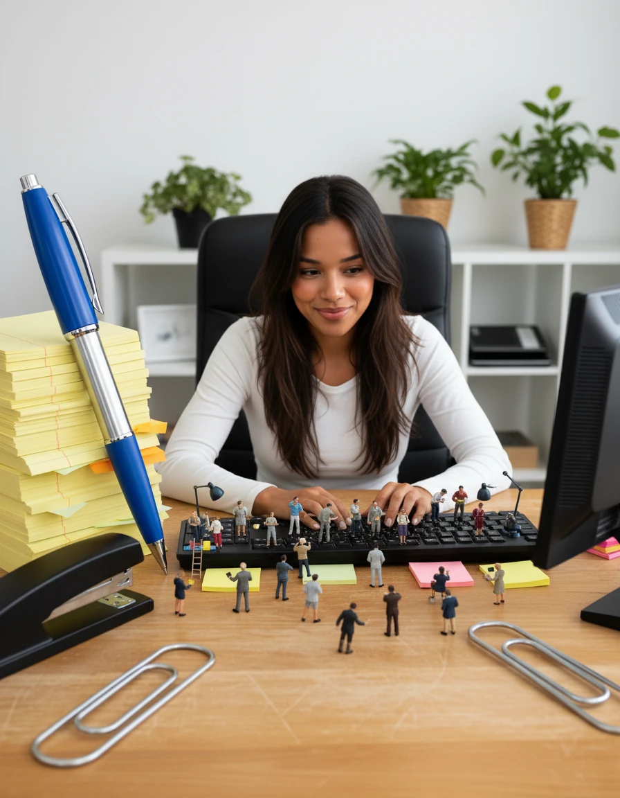 Une journée pas comme les autres — Le clavier devient le terrain de jeu d’une équipe miniature.